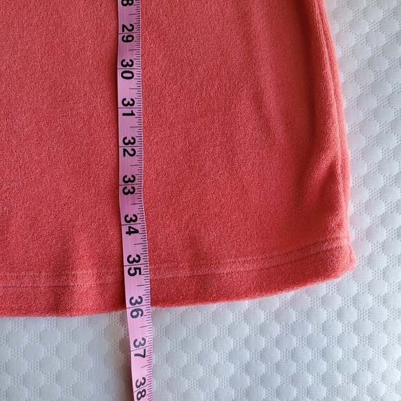 RARE Lilly Pulitzer Terrycloth Dress Medium Swim Coverup Tangerine White‎ Beach - Picture 11 of 12